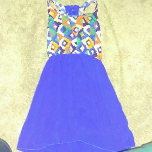 Halter tie back dress